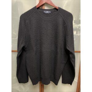 Ermenegildo Zenga Sport Sweater Mens Navy Blue Wool Blend Light Crewneck Size L